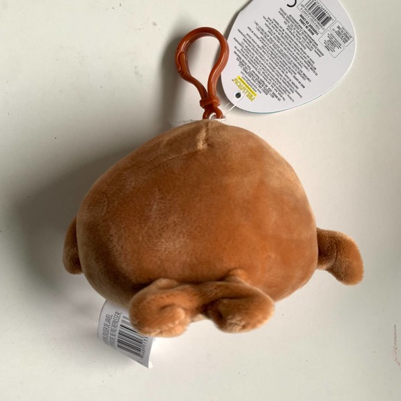 Squishmallow Bruce Walrus Clip on Keychain 3.5" Plush Kellytoy Brown Sealife sea - Picture 8 of 9